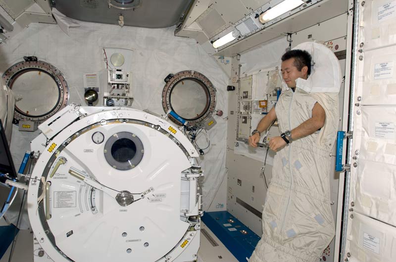 Sleeping in Space is Easy, But There's No Shower